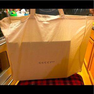 Gucci extra large canvas tote